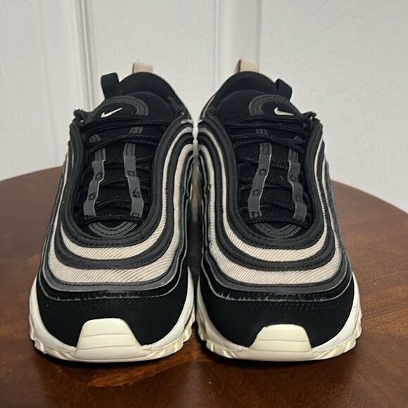 🔥🔥 NIKE AIR MAX 97 Running Shoes - Black/White - Women Sz 7 - EXCELLENT - Picture 8 of 15